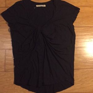 Free People Drk Navy twist Tee shirt